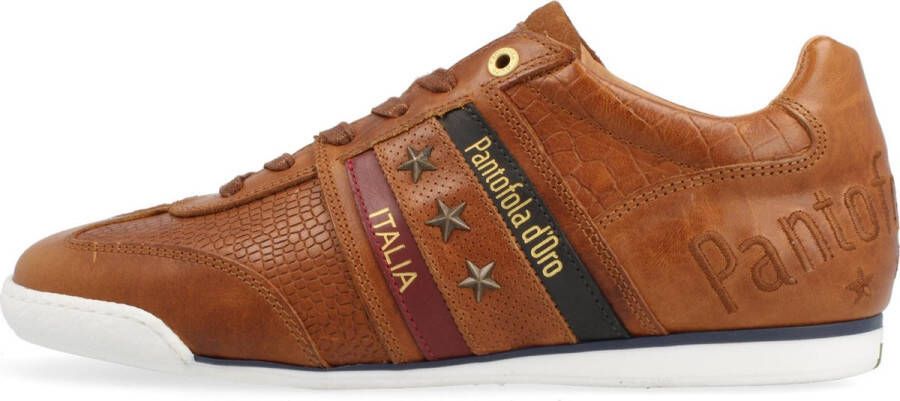 Pantofola d'Oro IMOLA STAMPA Sneaker Veterschoen Heren Cognac