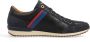 Pantofola d'Oro Matera Sneakers Heren Leren Veterschoenen Blauw - Thumbnail 1