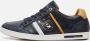 Pantofola d'Oro Mondovi Sneakers Heren Leren Veterschoenen Donker Blauw - Thumbnail 2