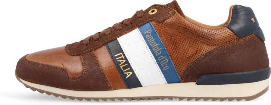 Pantofola d'Oro RIZZA Sneakers Veterschoen Heren COGNAC