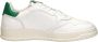 Pantofola D'Oro Lage Groene Accent Leren Sneakers White Heren - Thumbnail 1