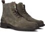 Pantofola D'Oro Taupe Suède Veterschoenen Sondrio High Gray Heren - Thumbnail 2