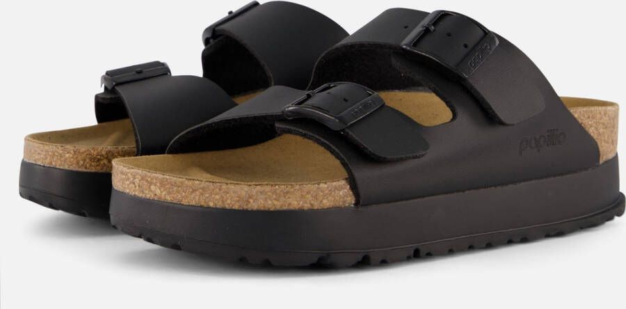 Papillio Birkenstock Arizona Slippers zwart Dames