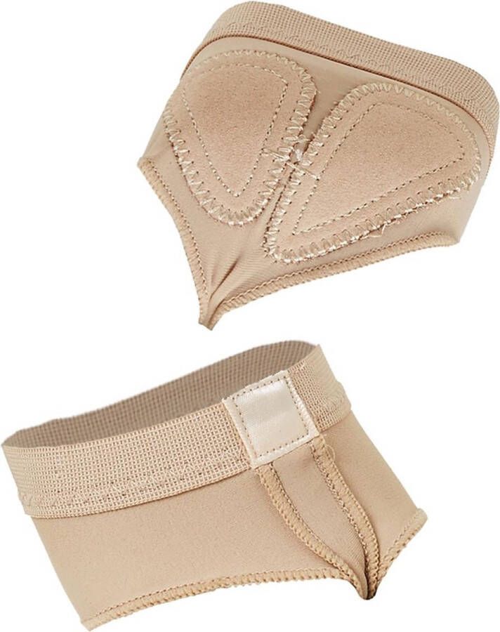 Papillon Dansvoetjes voor Moderne Dans Gymnastiek Turnen Professioneel Licht beige Volwassenen XL - Foto 1