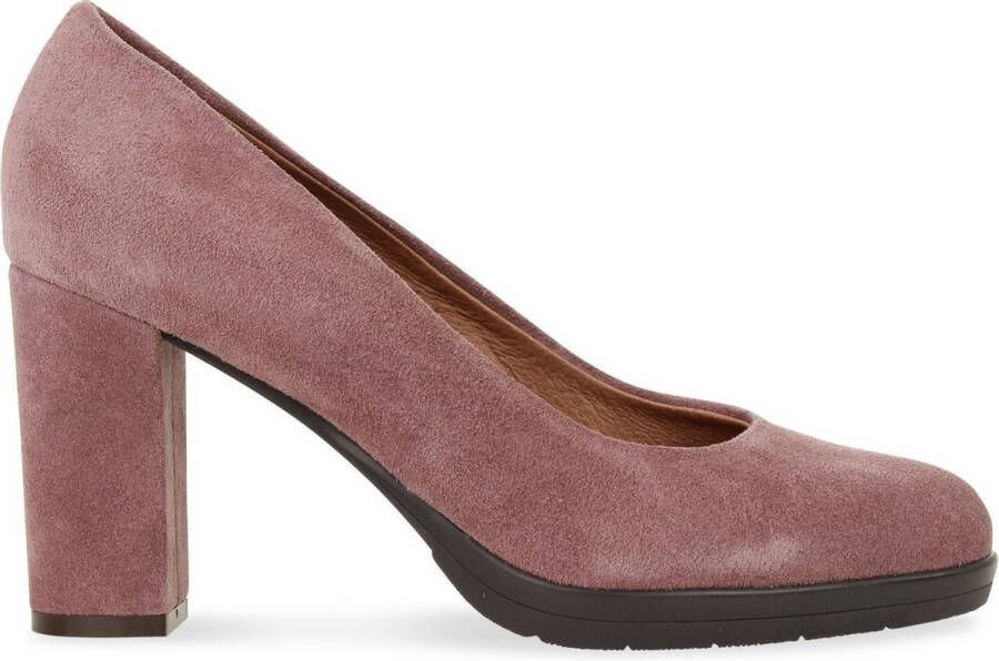 Passi in Capolavori Anna pump suede Brown Rose