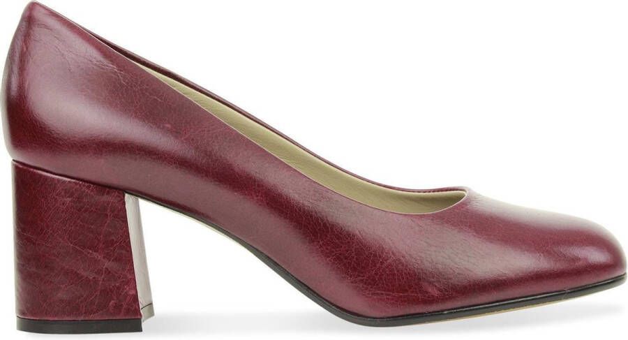 Passi in Capolavori Gwen stewardess pump nappa Burgundy