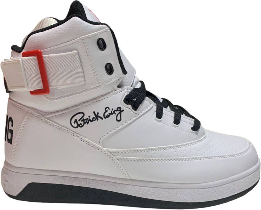 Patrick Ewing 33 HI PU Basketbalschoen Mannen Wit