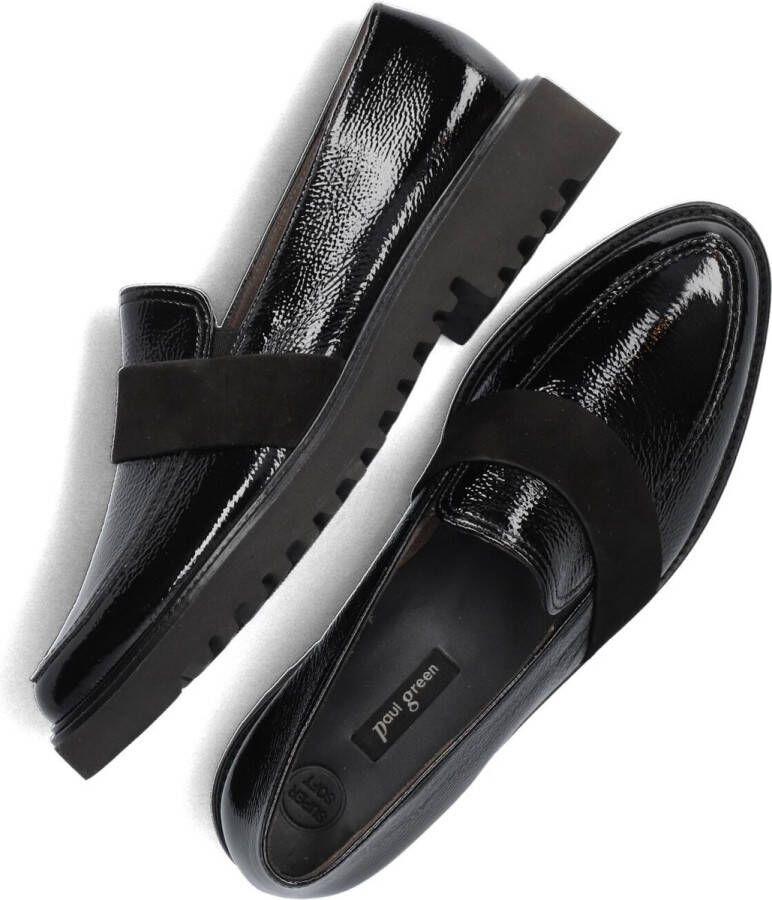 Paul Green 1037 Loafers Instappers Dames Zwart