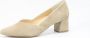 PAUL GREEN Pumps Dames 3740 Maat: 37 5 Materiaal: Suède Kleur: Beige - Thumbnail 2