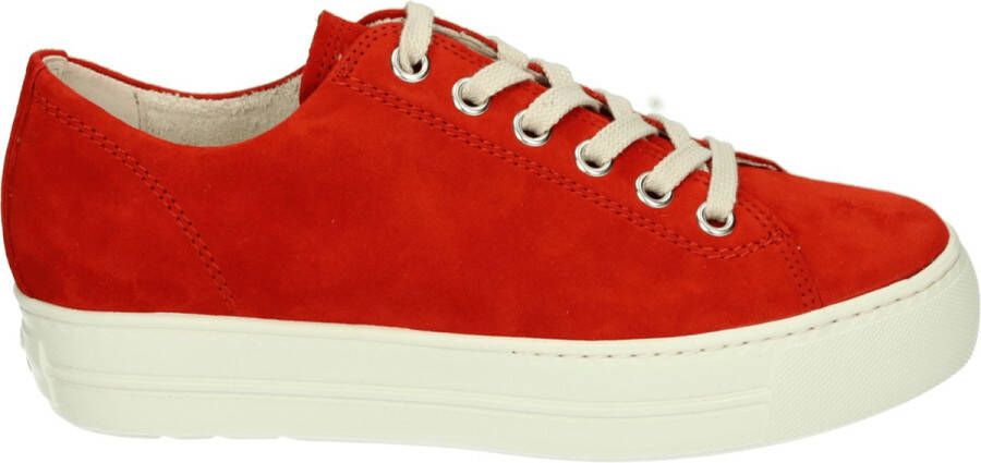 Paul Green 4790 Volwassenen Lage sneakersDames sneakers Rood