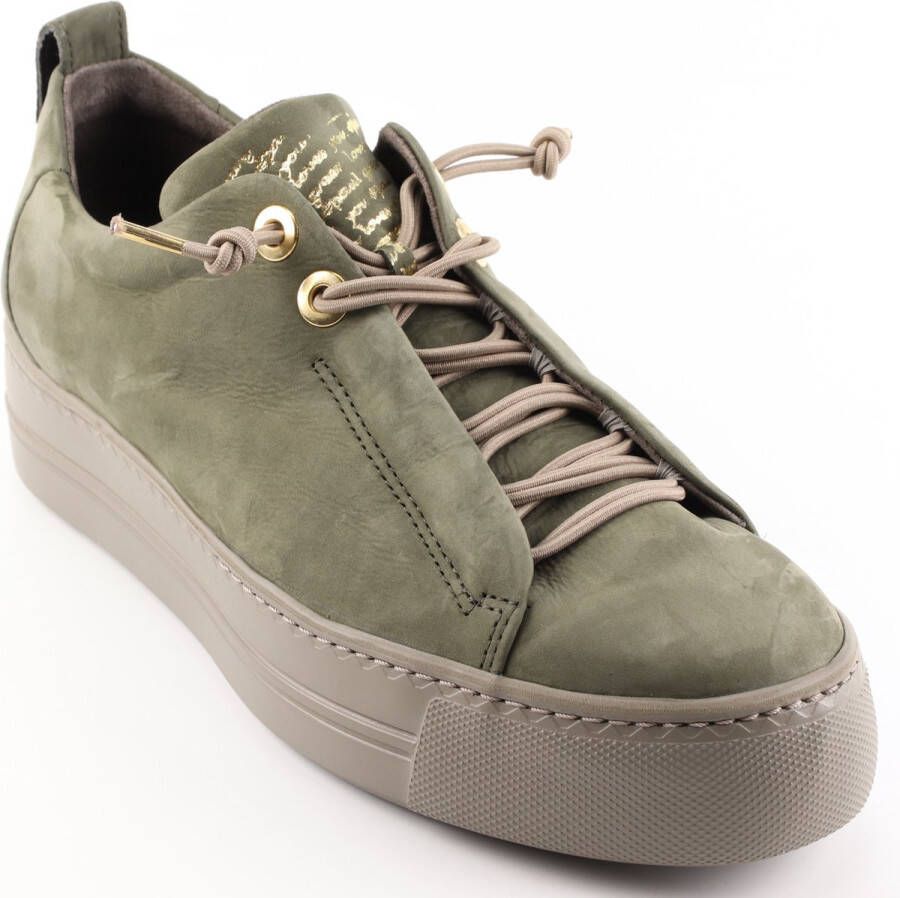 Paul Green Bekijk hier de 5017 132 ROYAL NUBUK OLIVE van by SHUZ sneakers lage-sneakers dames 132 ROYAL NUBUK OLIVE Nubuck