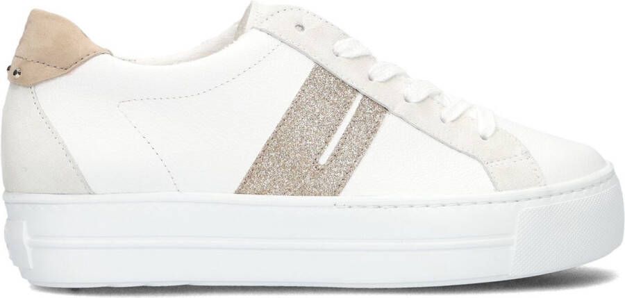 PAUL GREEN Lage Sneakers Dames 5330 Maat: 42 Materiaal: Leer Kleur: Wit