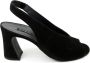 PAUL GREEN Slingbacks Dames 6038 Maat: 38 5 Materiaal: Suède Kleur: Zwart - Thumbnail 2