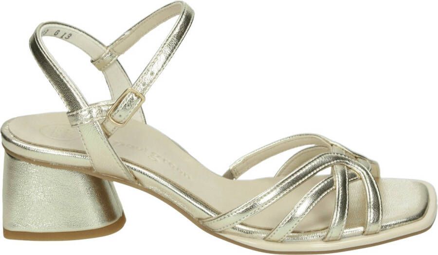 Paul Green 6181 Sandalen met hak Metallics