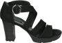 Paul Green 7942 Volwassenen Sandalen met hakDames Sandalen Zwart - Thumbnail 2