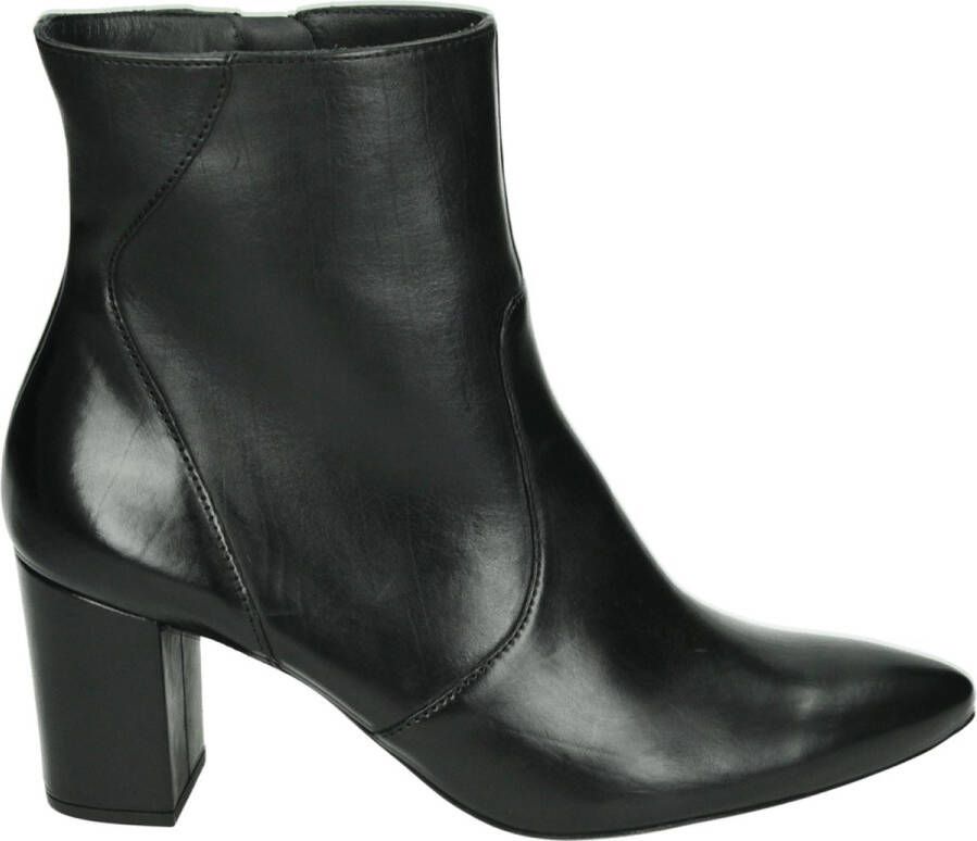 Paul Green 8050 Enkellaarsjes Enkelboots met rits Dames Zwart