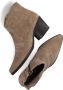 Paul Green 8110 Enkellaarsjes Enkelboots met rits Dames Taupe - Thumbnail 2