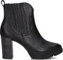 Paul Green 9033 Enkellaarsjes Enkelboots met rits Dames Zwart - Thumbnail 2