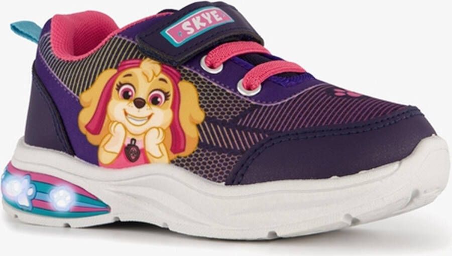 PAW Patrol meisjes sneakers paars met lichtjes