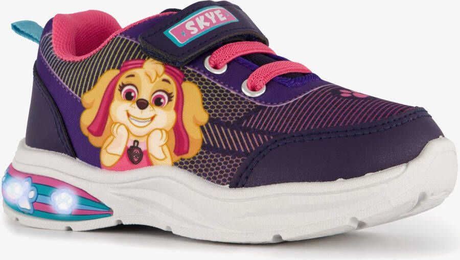 PAW Patrol meisjes sneakers paars met lichtjes