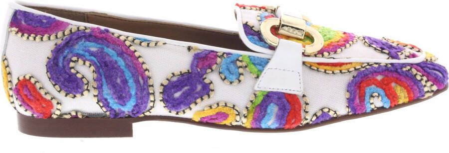 Pedro Miralles Kleurrijke Loafer met Velvet Applicaties Multicolor Dames - Foto 2