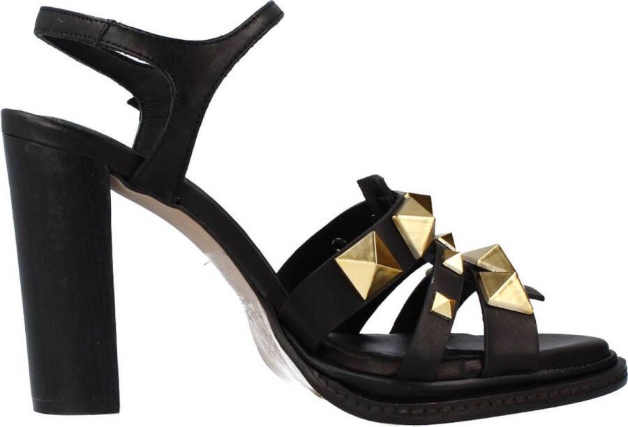 Pedro Miralles Studded High Heel Sandals Black Dames