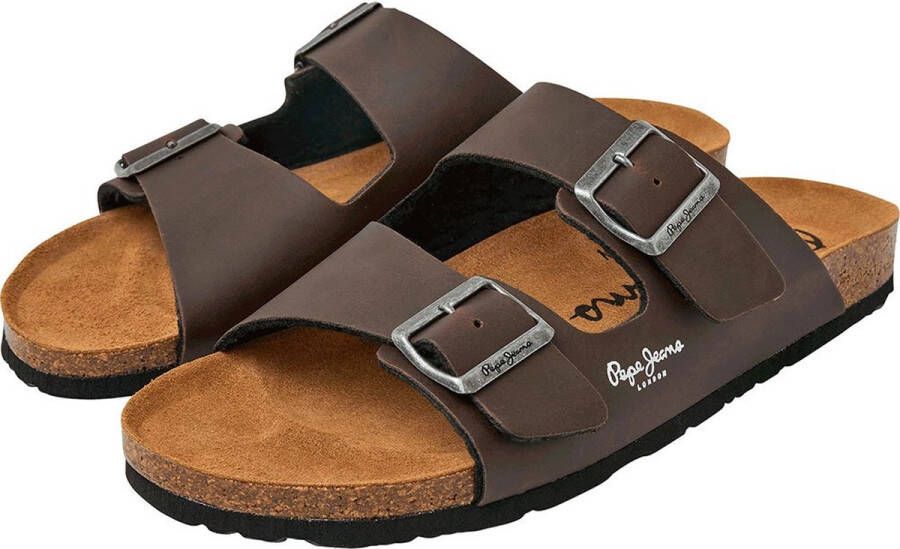 Pepe Jeans Bio Double Kansas Sandalen BROWN Heren