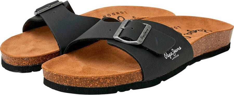 Pepe Jeans Badslippers Bio Single Kansas Zwart Heren - Foto 1