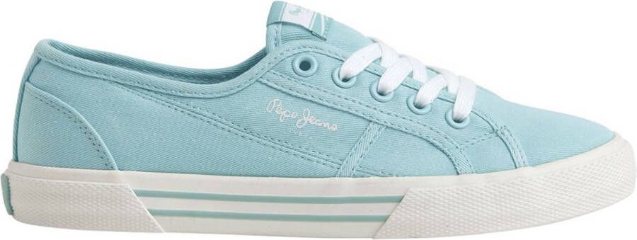 Pepe Jeans Brady Basic Lage Sneakers Blauw Vrouw