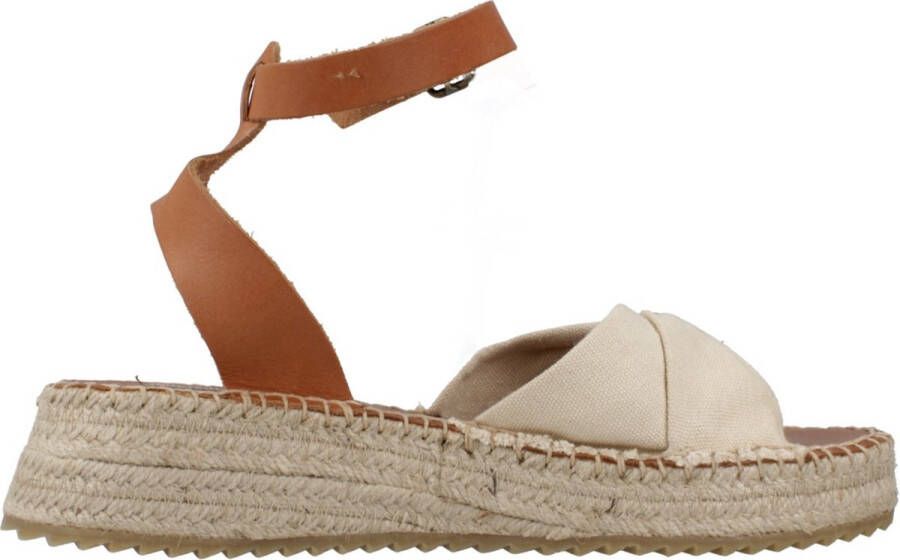 Pepe Jeans Stijlvolle platte sandalen voor vrouwen Brown Dames