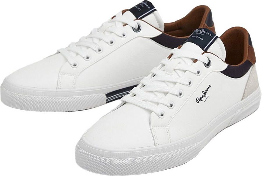 Pepe Jeans Heren Schoenen Klassieke Stijl White Heren