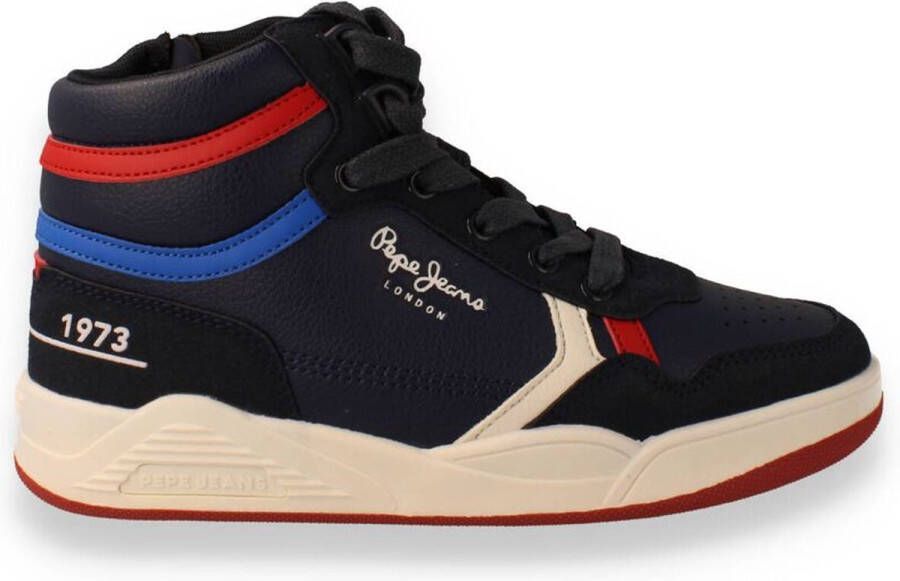 Pepe Jeans kurt britt boot sneaker hoog BLAUW