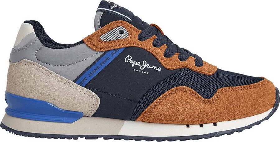 Pepe Jeans London Forest B Sneakers Bruin Jongen