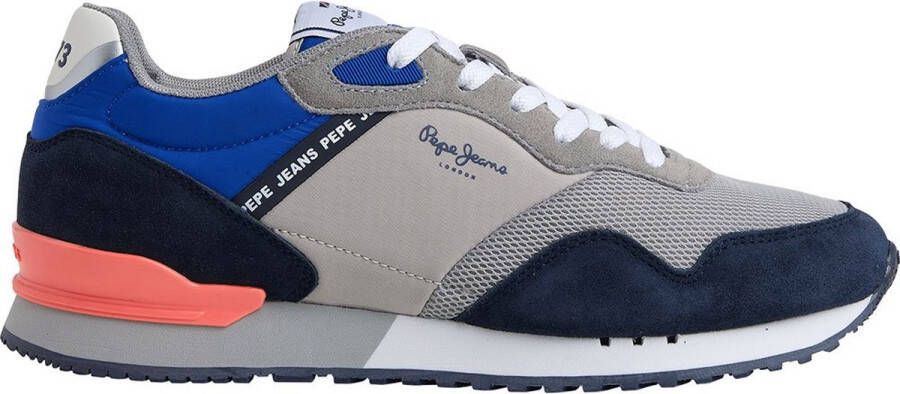 Pepe Jeans London One Hero Sneakers Blauw Man