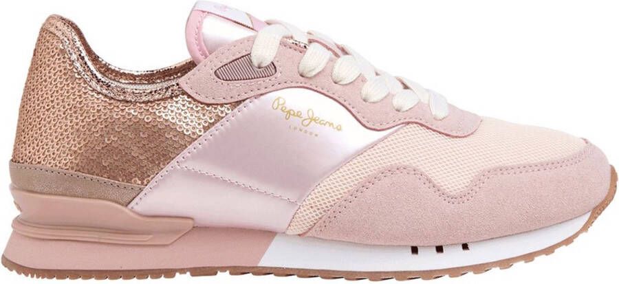 Pepe Jeans London Troy Lage Sneakers Roze Vrouw