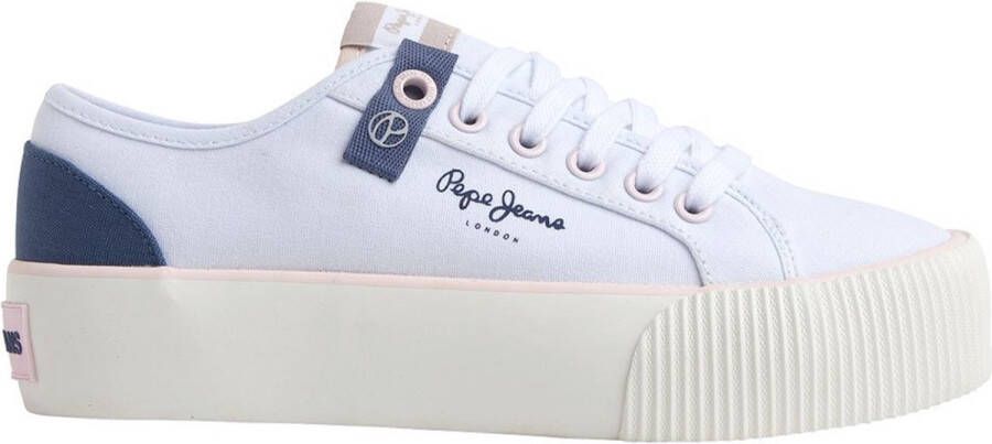 Pepe Jeans Ottis Sun Low Schoenen Wit Vrouw