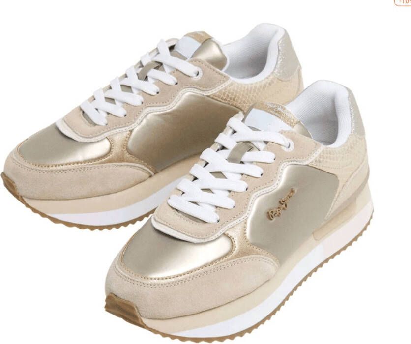 Pepe Jeans Sneaker Rusper Shine Beige gold BEIGE