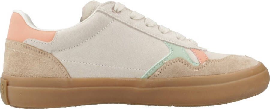 Pepe Jeans Retro Travis Sneakers Beige Dames