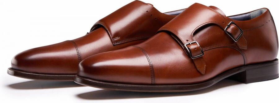 Perlie De Utca Comfort Cognac gespschoen