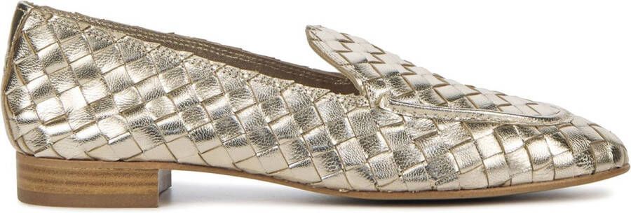 Pertini Instappers Dames Instapschoenen Damesschoenen Leer 31797 Goud