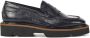 Pertini Instappers Dames Instapschoenen Damesschoenen Leer 32442 Blauw - Thumbnail 2