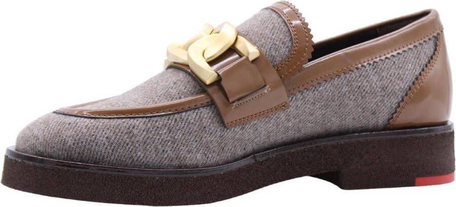 Pertini Stijlvolle Spijkenisse Loafers voor Vrouwen Beige Dames