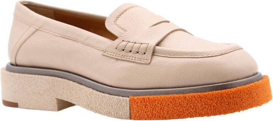 Pertini Stijlvolle Spijkenisse Loafers voor Vrouwen Beige Dames