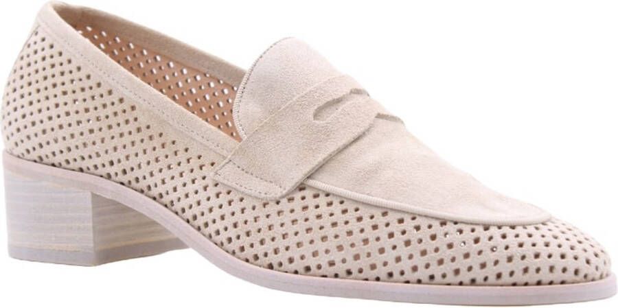 Pertini Stijlvolle Spijkenisse Loafers voor Vrouwen Beige Dames