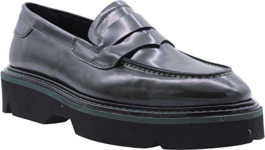 Pertini Stijlvolle Moccasin Loafers Green Dames