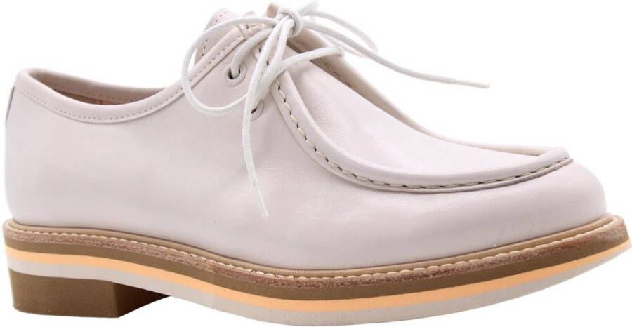 Pertini Klassieke Veterschoen Beige Dames