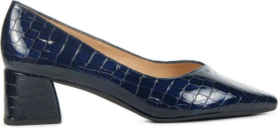 Peter Kaiser Dames Pumps Damesschoenen Leer Crocoprint Geen hoogte cm Lona Blauw