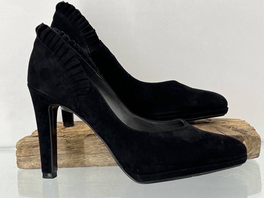 Peter Kaiser Hilina 95 Zwart Suede Pumps Damesschoenen