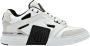 Philipp Plein Suede Logo Sneakers Lace-Up Round Toe White Heren - Thumbnail 1