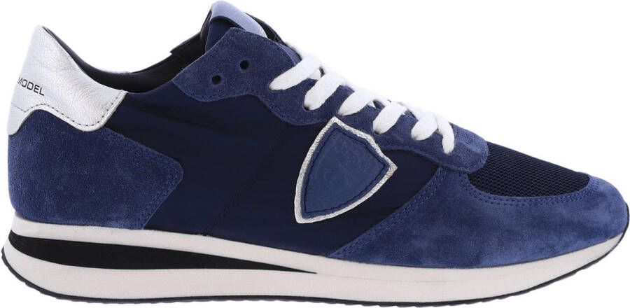 Philippe Model Upgrade je Sneakercollectie met Stijlvolle Trpx Low Woman Sneakers Blauw Dames